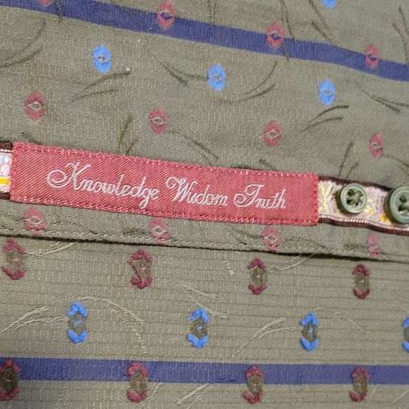 Robert Graham Men's 3XL Long Sleeve Button Down Collared Shirt Flip Cuff Stripes - Picture 8 of 12